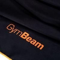 Спортивное быстросохнущее полотенце Quick-Drying Black/Orange - GymBeam