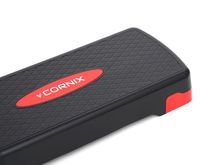 Степ-платформа 2-ступенчатая Cornix 68 х 28 х 10-15 см XR-0190 Black/Red