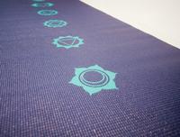Коврик для йоги Bodhi Leela Чакры, синий