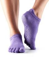 Носки для йоги ToeSox Full Toe Low Rise Grip (Light Purple)