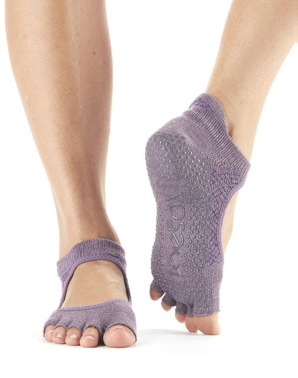 Носки для йоги ToeSox Grip Half Toe Bellarina (Opal)