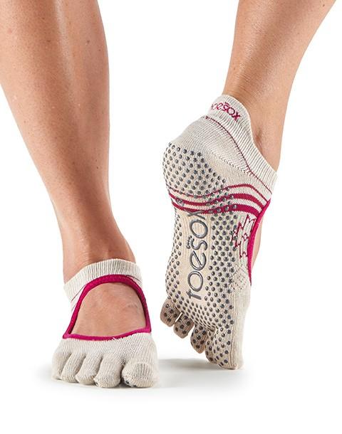Носки для йоги ToeSox Grip Full Toe Bellarina (Ritual)