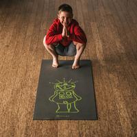 Детский коврик для йоги Gaiam Robot