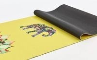 Коврик для йоги Джутовый (Yoga mat) 2-х слойный 3мм FI-7157-6