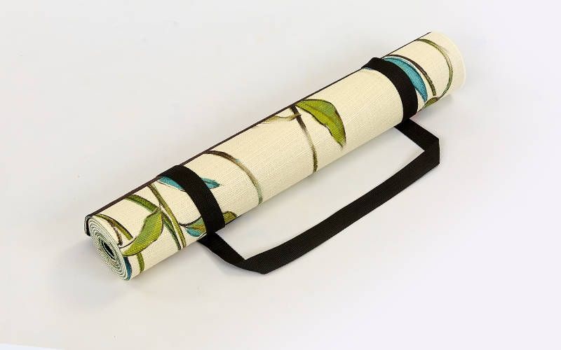 Коврик для йоги Джутовый (Yoga mat) 2-х слойный 3мм FI-7157-2