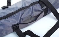 Сумка для йога коврика Yoga bag SP-Planeta FI-5153-1 (размер 16смх70см, полиэстер, хлопок, черный)