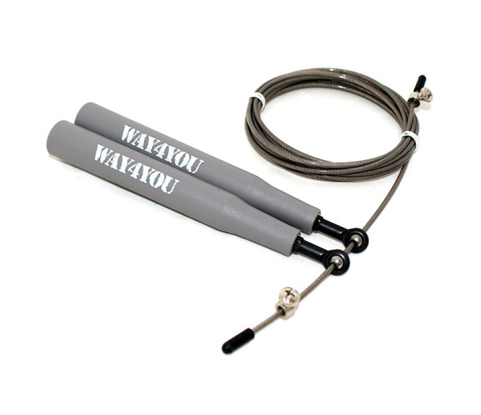 Скакалка Way4you Ultra Speed Cable Rope 3 Серый