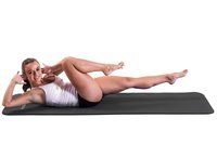 Коврик для йоги Prosource Extra Thick Yoga Pilates (13 мм, черный)