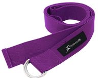 Ремень для йоги ProSource Metal D-Ring Yoga Strap Фиолетовый