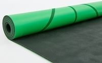 Коврик для йоги с разметкой PU 5 мм Record FI-8307-1 Зеленый