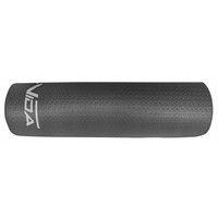 Коврик (мат) для йоги и фитнеса текстурированный SportVida NBR 1 см SV-HK0070 Grey