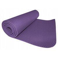 Коврик (мат) для йоги и фитнеса текстурированный SportVida NBR 1 см SV-HK0071 Violet