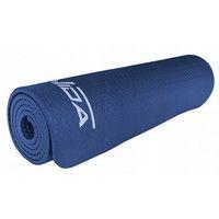Коврик (мат) для йоги и фитнеса текстурированный SportVida NBR 1 см SV-HK0072 Blue
