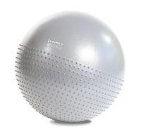Мяч для фитнеса (фитбол) полумассажный HMS YB03 65 см Anti-Burst Light Grey