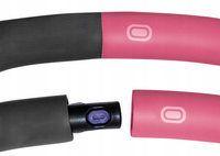 Обруч массажный Hula Hoop SportVida 100 см 1.2 кг SV-HK0156-2 Grey/Pink