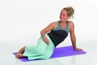 Коврик для йоги и фитнеса TOGU Senso Mat XL 120x60x1см , фиолетовый 