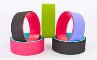 Колесо-кольцо для йоги Record Fit Wheel Yoga FI-7057 32х13см, цвета в ассортименте