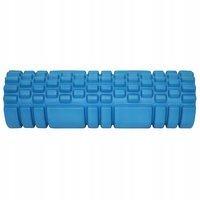 Массажный ролик (валик, роллер) SportVida EVA 45 x 14 см SV-HK0213 Blue