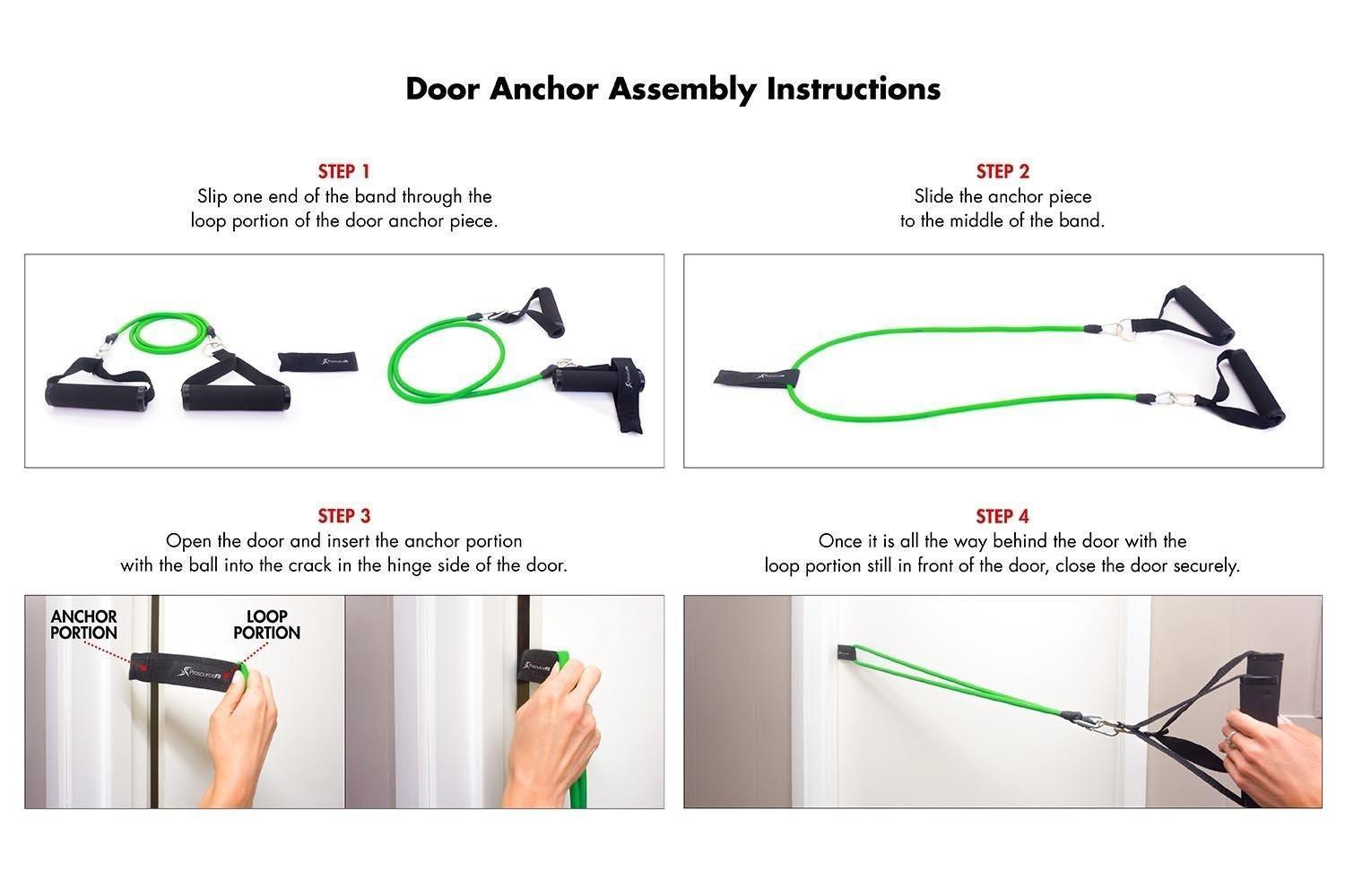 Амортизатор трубчатый ProSource со съёмными рукоятками Single Stackable Resistance Band Синий