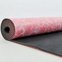 Коврик для фитнеса и йоги PU 5 мм FI-0566 Розовый