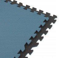 Защитный коврик (пазл) SportVida Mat Puzzle Multicolor 12 мм SV-HK0177 Black/Blue