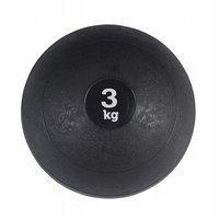 Слэмбол (медицинский мяч) для кроссфита SportVida Slam Ball 3 кг SV-HK0197 Black