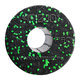Массажный ролик (валик, роллер) гладкий 4FIZJO EPP PRO+ 33 x 14 см 4FJ1424 Black/Green
