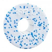 Массажный ролик (валик, роллер) гладкий 4FIZJO EPP MED+ 33 x 14 см 4FJ0054 White/Blue