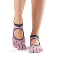 Носки для йоги ToeSox Full Toe Bellarina Grip Sienna S размер