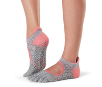 Носки для йоги ToeSox Full Toe Bellarina Grip Maniac S размер