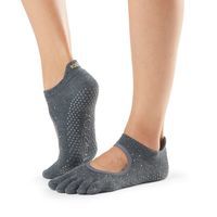 Носки для йоги ToeSox Full Toe Bellarina Grip Glam S размер