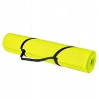 Коврик (мат) для йоги и фитнеса Springos PVC 4 мм YG0008 Yellow