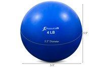 Мяч для пилатес утяжеленный ProSource Toning Ball 1.8 кг Синий