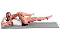 Коврик для йоги Prosource Extra Thick Yoga Pilates (25 мм, серый)