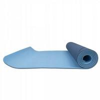 Коврик (мат) для йоги и фитнеса Springos TPE 6 мм YG0012 Blue/Sky Blue