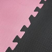Мат-пазл (ласточкин хвост) 4FIZJO Mat Puzzle EVA 180 x 180 x 1 cм 4FJ0157 Black/Grey/Pink