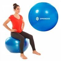 Мяч для фитнеса (фитбол) Springos 85 см Anti-Burst FB0009 Blue