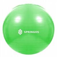 Мяч для фитнеса (фитбол) Springos 65 см Anti-Burst FB0007 Green