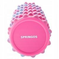 Массажный ролик (валик, роллер) Springos Mix Color 33 x 14 см FR0010