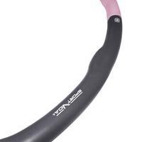 Обруч массажный Hula Hoop SportVida 100 см 1.2 кг SV-HK0338 Grey/Pink