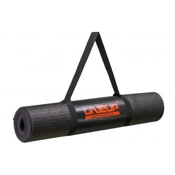 Коврик для йоги LiveUp Yoga Mat Total Black Limited Edition!!!УЦЕНКА!!!
