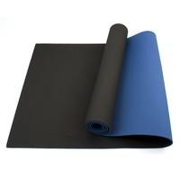 Коврик (мат) для йоги и фитнеса Sportcraft TPE 6 мм ES0019 Black/Blue