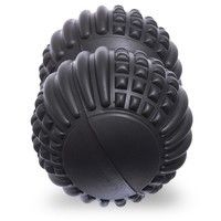 Массажный мяч DuoBall MASSAGE BALL FI-1686 (EVA, PVC, размер 20x12см, черный)