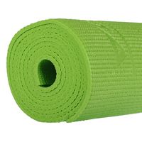 Коврик (мат) для йоги и фитнеса SportVida PVC 4 мм SV-HK0050 Green