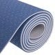 Коврик для фитнеса и йоги TPE+TC 6 мм двухслойный SP-Planeta FI-3046-18 Синий-серый