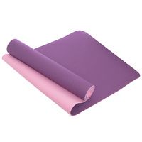 Коврик для фитнеса и йоги TPE+TC 6 мм двухслойный SP-Planeta FI-3046-10 Фиолетовый-розовый