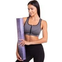 Коврик для йоги Замшевый Record FI-3391-1 (размер 1,83мx0,61мx3мм) Фиолетовый