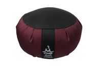Подушка для медитации двухцветная Rao Бордово-черная