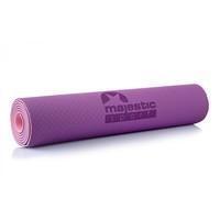 Коврик спортивный Majestic Sport TPE 6 мм для йоги и фитнеса GVT5010/P Purple/Pink
