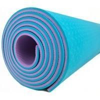 Коврик (мат) для йоги и фитнеса Sportcraft TPE 6 мм ES0076 Blue/Purple